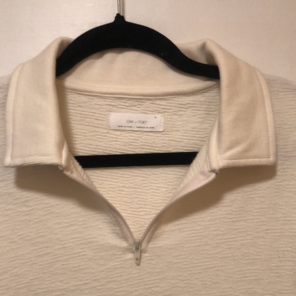 Oak and Fort Half Zip Tee - Picture 2 of 3